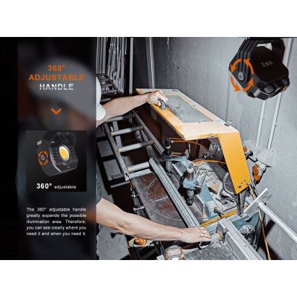 Fenix CL28R - LED Stmievateľný nabíjacia reflektor s powerbankou LED/USB IP66 2000 lm 360 h 10000 mAh