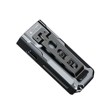 Fenix E06RGRY - LED Stmievateľná nabíjacia baterka UV LED/USB IP66 700 lm 60 h 750 mAh šedá
