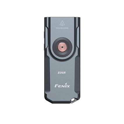 Fenix E06RGRY - LED Stmievateľná nabíjacia baterka UV LED/USB IP66 700 lm 60 h 750 mAh šedá