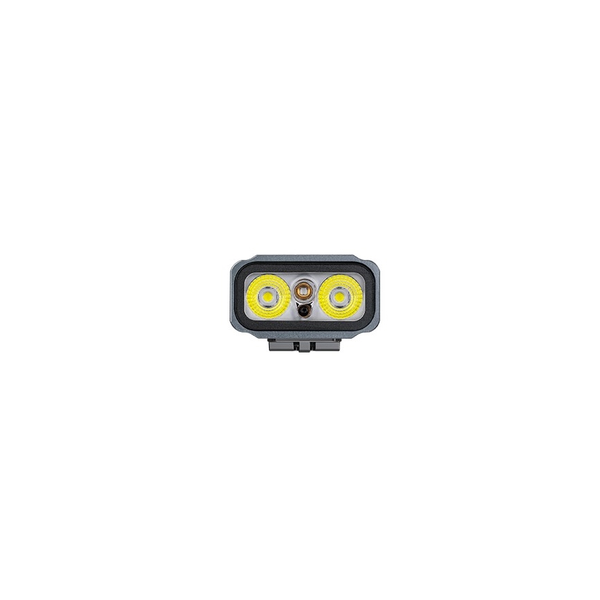 Fenix E06RGRY - LED Stmievateľná nabíjacia baterka UV LED/USB IP66 700 lm 60 h 750 mAh šedá