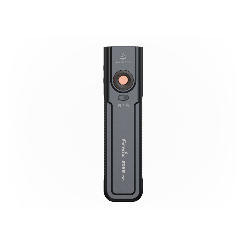 Fenix E06RPROEUBLC- Stmievateľná nabíjateľná LED baterka s USB, 1650 mAh, IP66, 1600 lm, 111 h, čierna