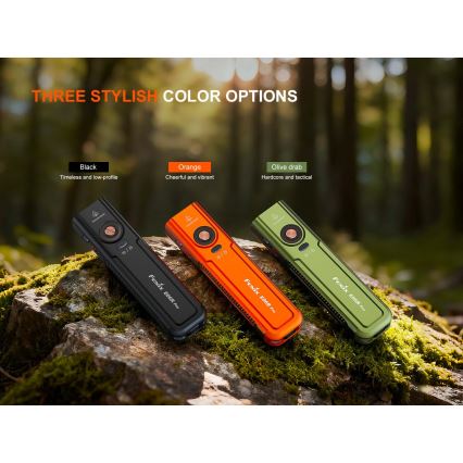 Fenix E06RPROEUOLI - LED stmievateľná nabíjateľná svietilka LED/USB 1650 mAh IP66 1600 lm 111 h zelená