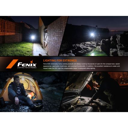 Fenix E06RTKS - LED Stmievateľná nabíjacia baterka UV LED/USB IP66 700 lm 60 h tyrkysová