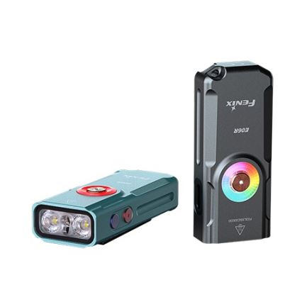 Fenix E06RTKS - LED Stmievateľná nabíjacia baterka UV LED/USB IP66 700 lm 60 h tyrkysová