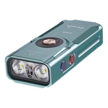 Fenix E06RTKS - LED Stmievateľná nabíjacia baterka UV LED/USB IP66 700 lm 60 h tyrkysová