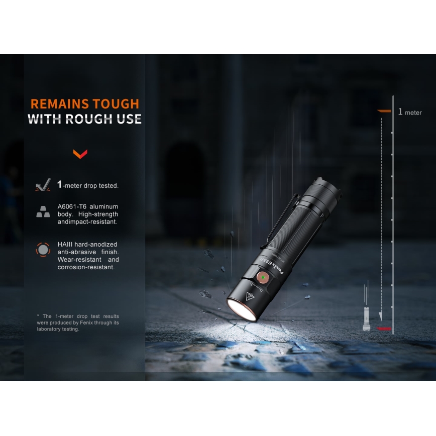 Fenix E35RSETAODS - LED Stmievateľná nabíjacia baterka LED/USB IP68 3100 lm 69 h + difuzér 26,5mm