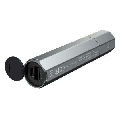Fenix ECPBLCK - LED nabíjacia baterka s powerbankou USB IP68 1600 lm 504 h 5000 mAh čierna