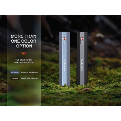 Fenix ECPBLCK - LED nabíjacia baterka s powerbankou USB IP68 1600 lm 504 h 5000 mAh čierna