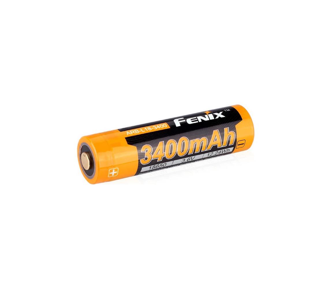 Fenix FE18650LI34 - 1 ks Nabíjateľný lítium-iónový akumulátor 18650/3,6V 3400 mAh FE18650LI34