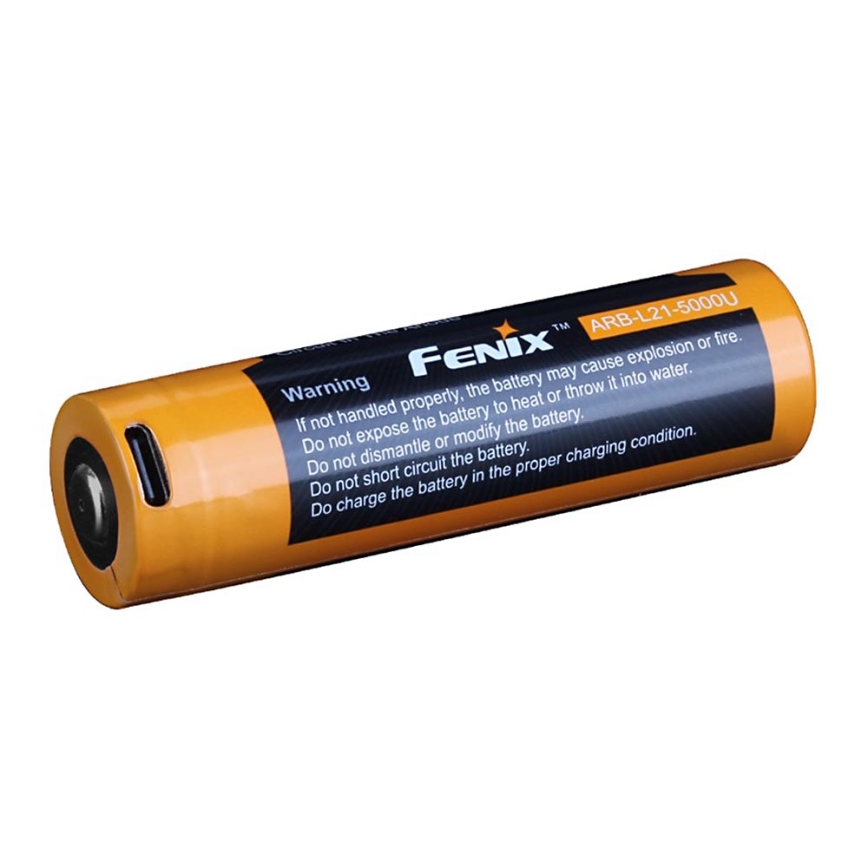 Fenix FE21700USB - 1ks Nabíjateľná batéria USB/3,6V 5000 mAh
