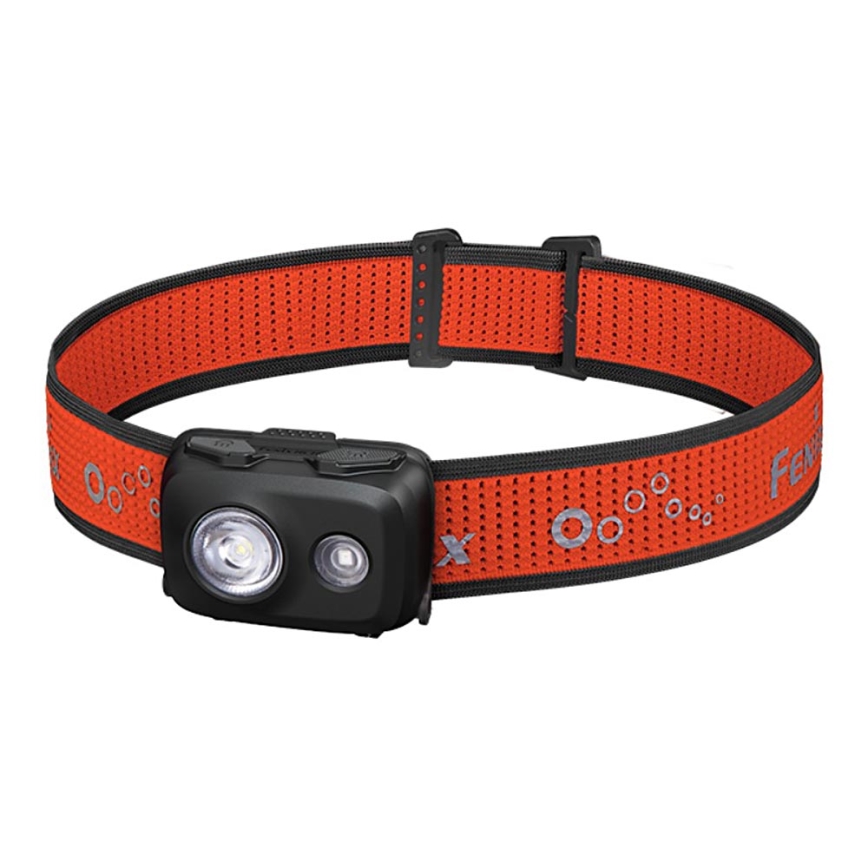 Fenix HL16V2BLK - LED Čelovka LED/3xAAA IP66 450 lm 200 h čierna/oranžová