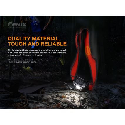 Fenix HL18RTRAIL - LED Nabíjacia čelovka LED/3xAAA IP66 500 lm 300 h