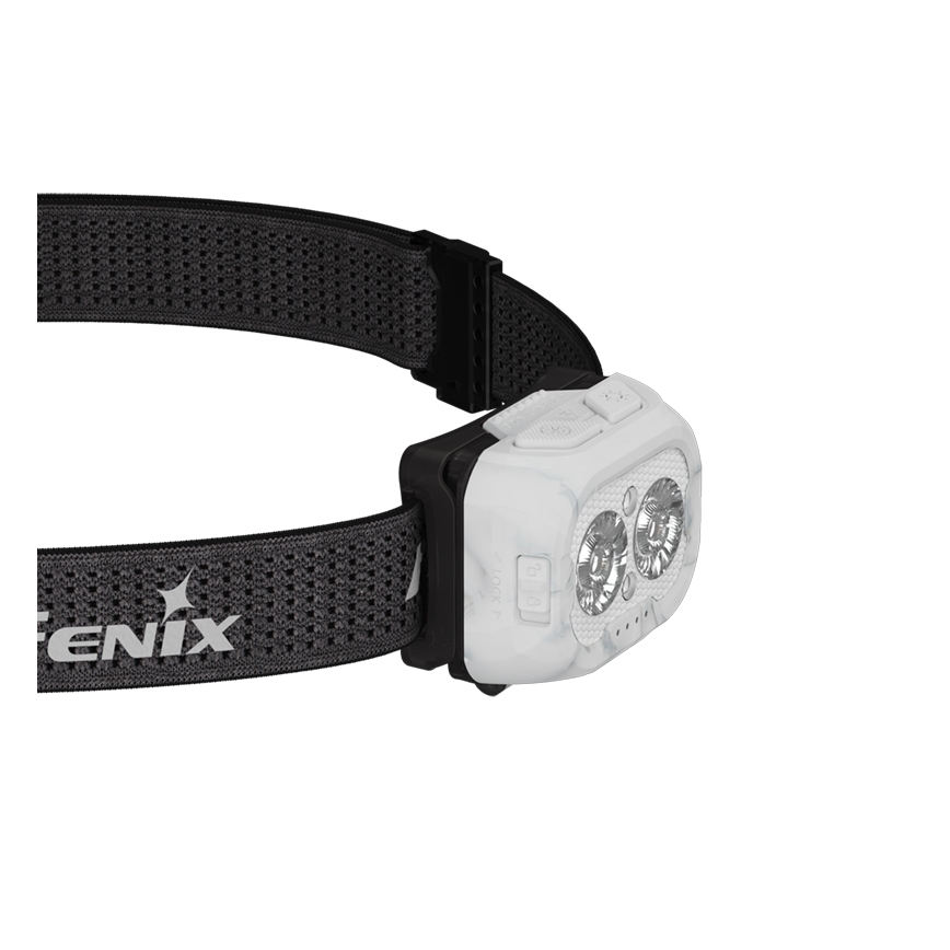 Fenix HL18RTV20WHT - LED Stmievateľná nabíjacia čelovka LED/USB IP66 800 lm 160 h biela/čierna