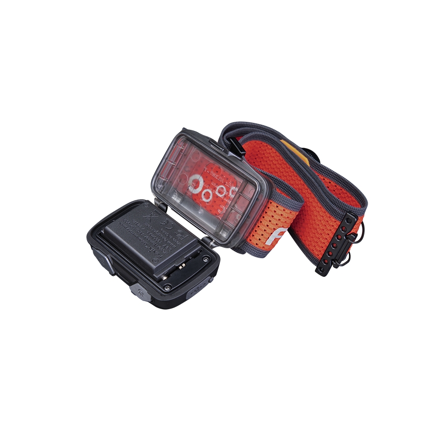 Fenix HL32RTBLCK - LED Nabíjacia čelovka LED/USB/3xAAA IP66 800 lm 300 h 1900 mAh čierna/oranžová