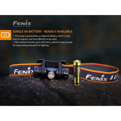 Fenix HM23 - LED Čelovka LED/1xAA IP68 240 lm 100 h