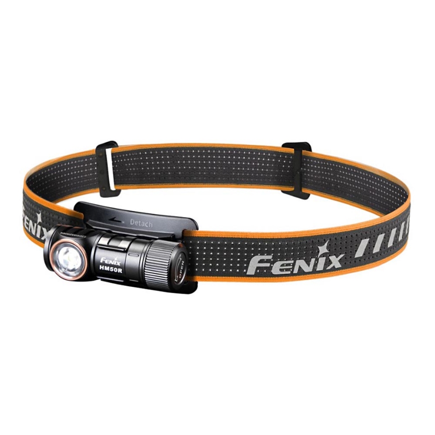 Fenix HM50RV20 - LED Nabíjacia čelovka 3xLED/USB/1xCR123A IP68 700 lm 120 h 700 mAh