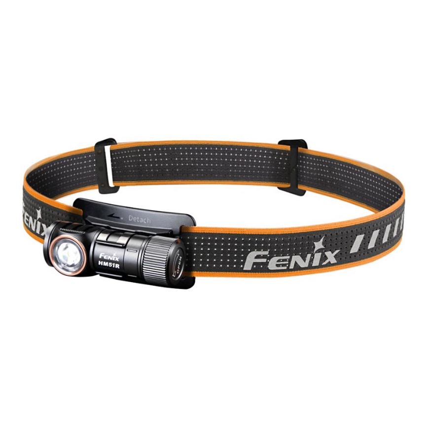 Fenix HM51RV20 - LED Nabíjacia čelovka 3xLED/1xCR123A/USB IP68 700 lm 120 h 700 m