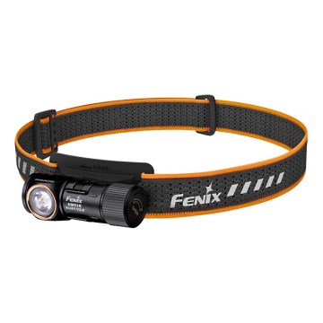 Fenix HM51RV30 - LED stmievateľná nabíjateľná čelovka LED/USB/1xCR123A 950 mAh IP68 860 lm 125 h oranžová