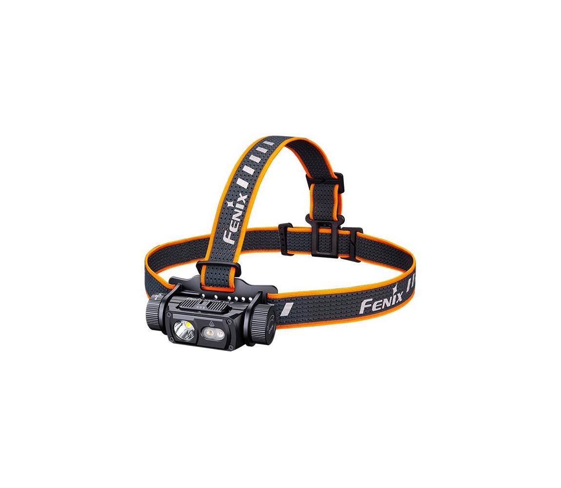 Fenix HM60RV20 - LED stmievateľná nabíjateľná čelovka LED/USB 4000 mAh IP68 1600 lm 292 h oranžová HM60RV20