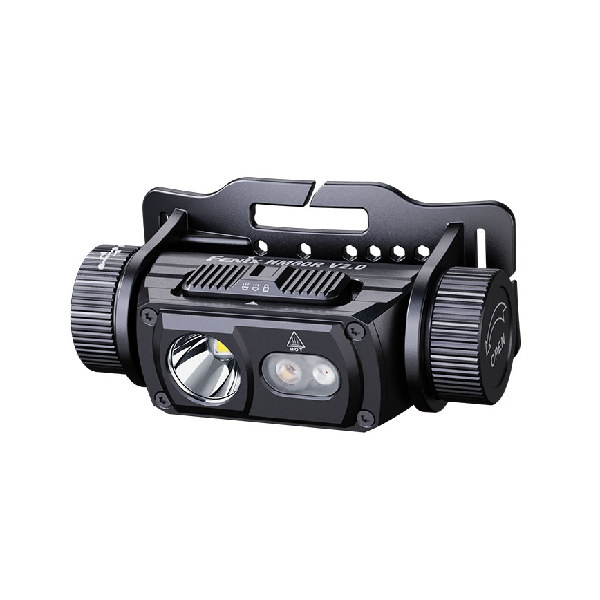 Fenix HM60RV20 - stmievateľná LED nabíjacia čelovka LED/USB 4000 mAh IP68 1600 lm 292 h oranžová