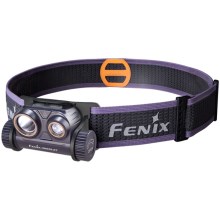 Fenix HM65RDTPRP - LED Nabíjacia čelovka LED/USB IP68 1500 lm 300 h fialová/čierna