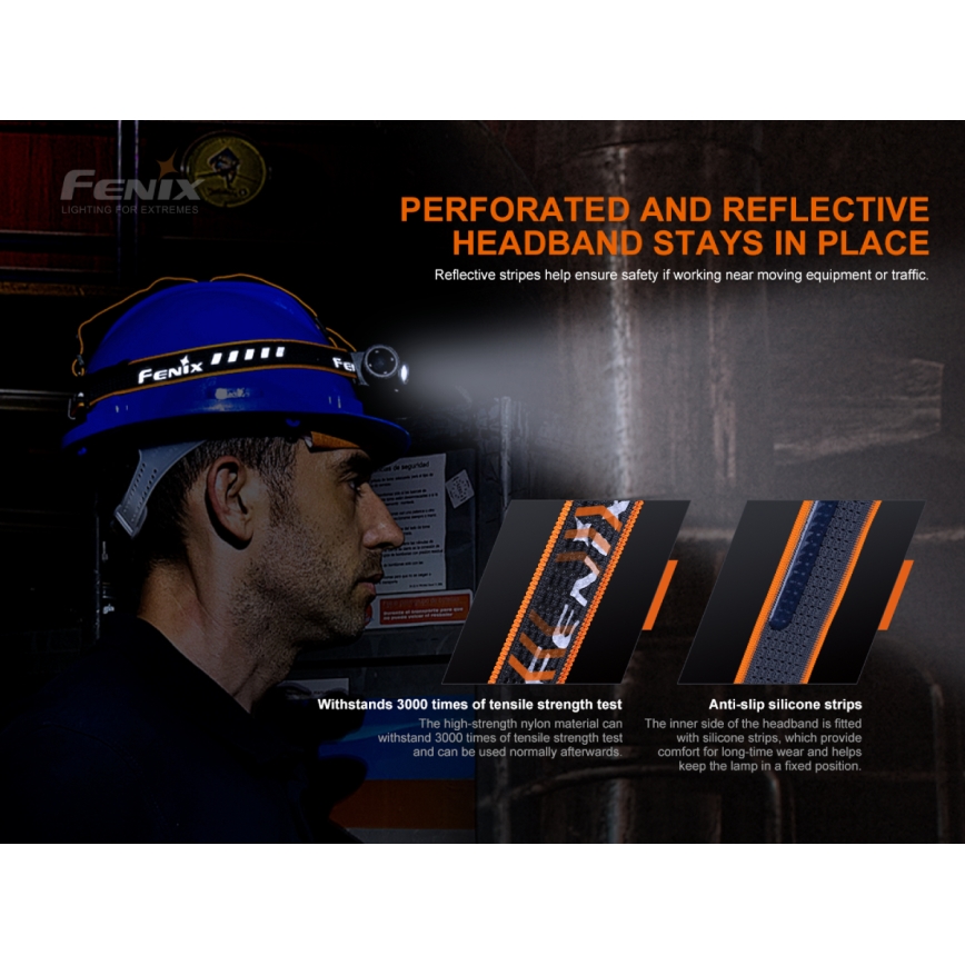 Fenix HM70R - LED Nabíjacia čelovka 4xLED/1x21700 IP68 1600 lm 800 h 5000 mAh