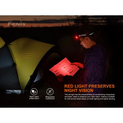 Fenix HM70R - LED Nabíjacia čelovka 4xLED/1x21700 IP68 1600 lm 800 h 5000 mAh
