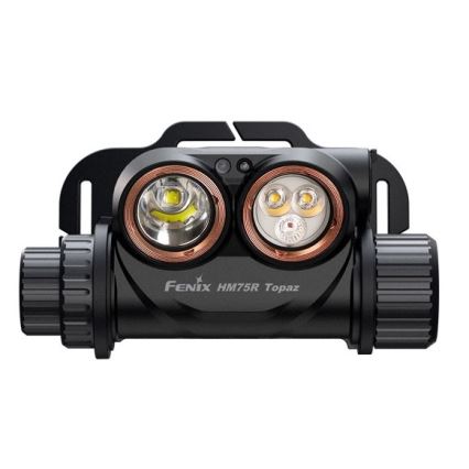 Fenix HM75RTOPAZ - LED Stmievateľná nabíjacia čelovka LED/USB IP68 1600 lm 210 h 4000 mAh