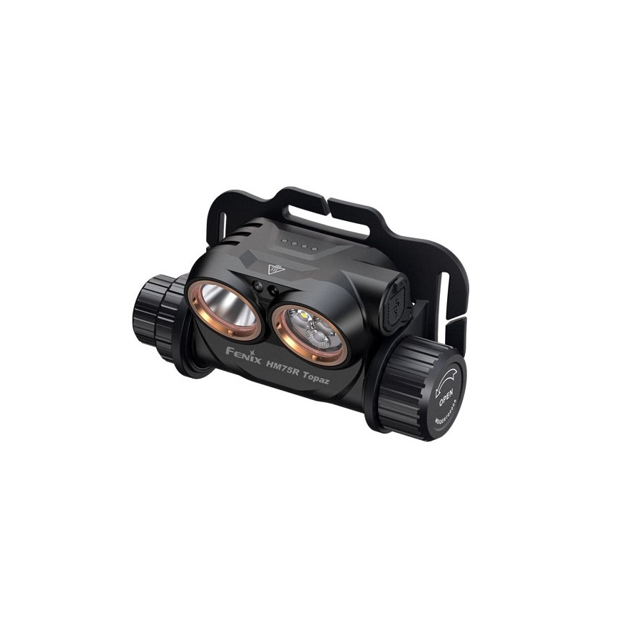 Fenix HM75RTOPAZ - LED Stmievateľná nabíjacia čelovka LED/USB IP68 1600 lm 210 h 4000 mAh