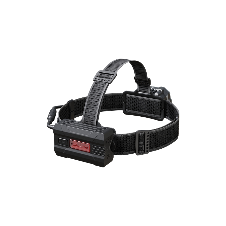 Fenix HP35R - stmievateľná dobíjateľná čelovka LED/USB 5000 mAh IP66 4000 lm 500 h čierna