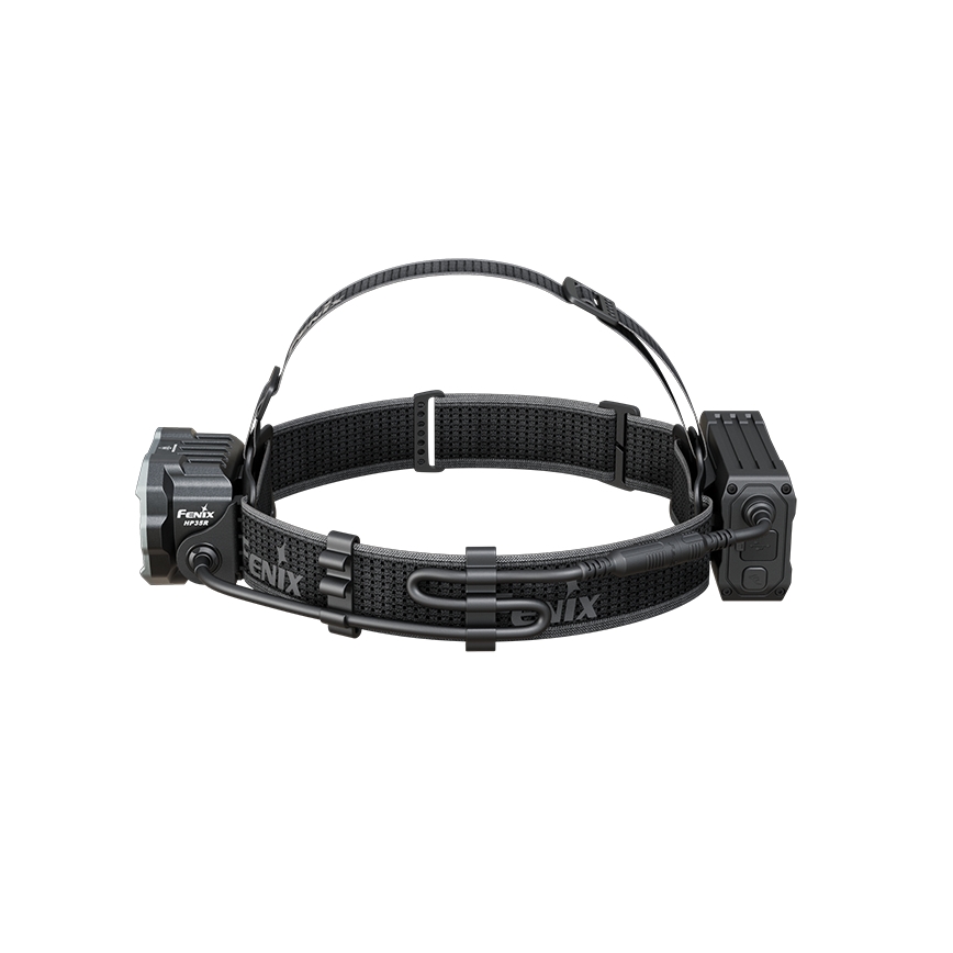 Fenix HP35R - stmievateľná dobíjateľná čelovka LED/USB 5000 mAh IP66 4000 lm 500 h čierna