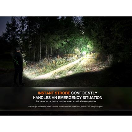 Fenix HT18R - LED Stmievateľná nabíjacia baterka LED/1x21700 IP68 2800 lm 42 h 5000 mAh