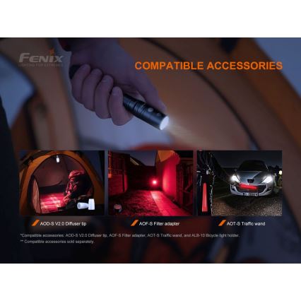 Fenix LD22V20 - LED Nabíjacia baterka LED/USB IP66 800 lm 220 h