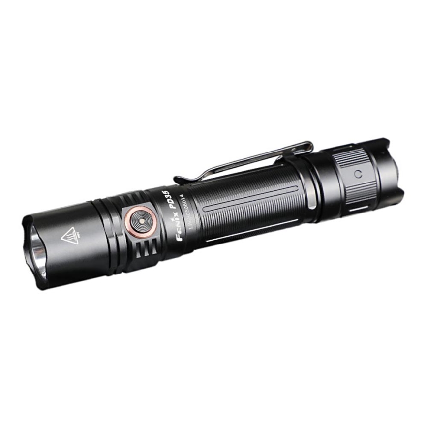 Fenix PD35V30 - LED nabíjacia baterka LED/USB/2xCR123A IP68 1700 lm 230 h 2600 mAh