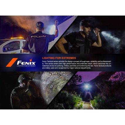 Fenix PD36RACE - LED stmievateľná nabíjateľná baterka LED/USB 5000 mAh IP68 3000 lm 63,45 h čierna