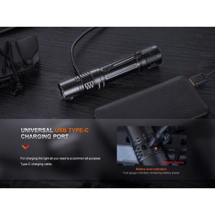 Fenix PD36RPRO - LED Taktická nabíjacia baterka LED/USB IP68 2800 lm 42 h 5000 mAh