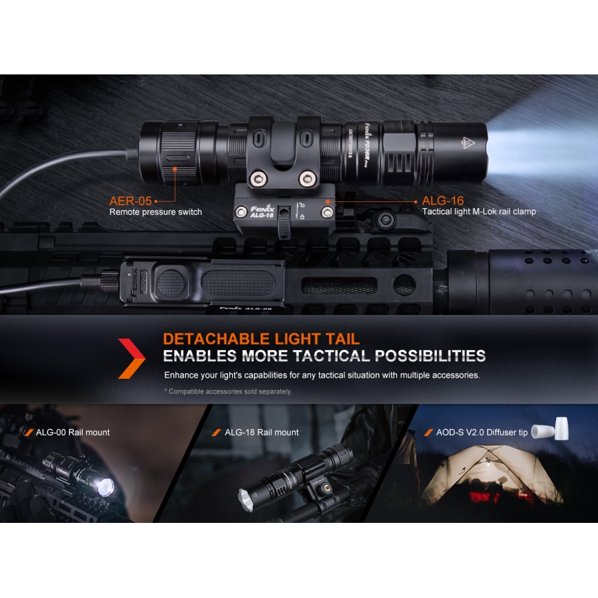 Fenix PD36RPRO - LED Taktická nabíjacia baterka LED/USB IP68 2800 lm 42 h 5000 mAh