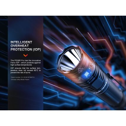 Fenix PD36RPRO - LED Taktická nabíjacia baterka LED/USB IP68 2800 lm 42 h 5000 mAh