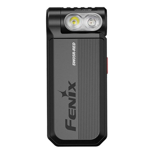 Fenix SW05RREDBLC - LED Stmievateľná nabíjacia baterka LED/USB IPX6 150 lm 49 h čierna