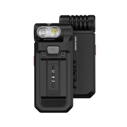 Fenix SW05RREDBLC - LED Stmievateľná nabíjacia baterka LED/USB IPX6 150 lm 49 h čierna