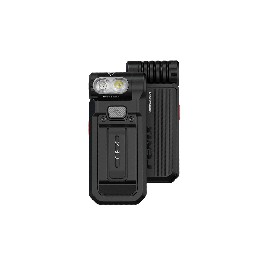 Fenix SW05RREDBLC - LED Stmievateľná nabíjacia baterka LED/USB IPX6 150 lm 49 h čierna