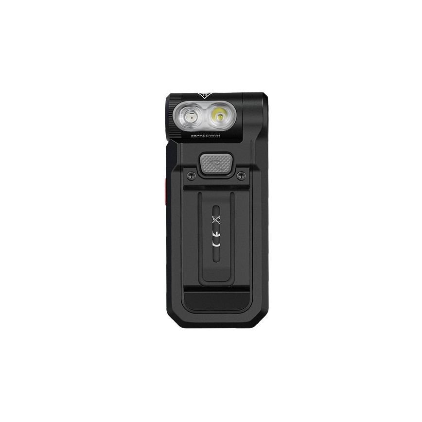Fenix SW05RREDBLC - LED Stmievateľná nabíjacia baterka LED/USB IPX6 150 lm 49 h čierna