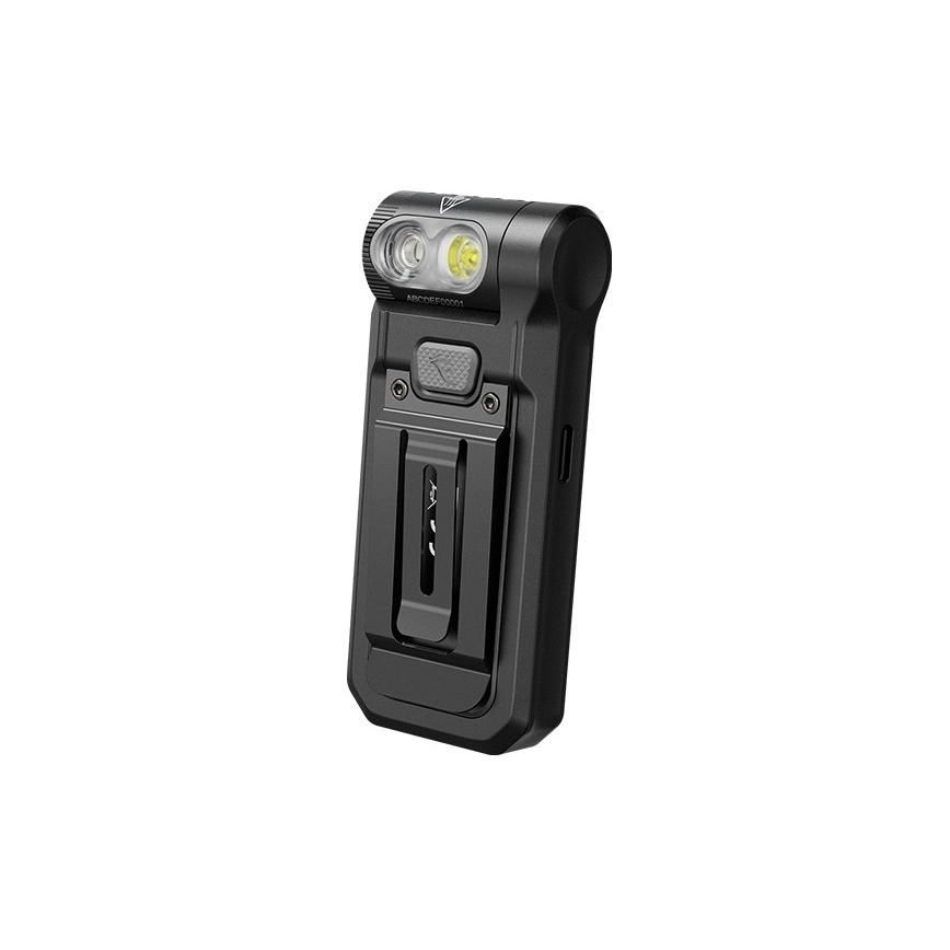 Fenix SW05RREDBLC - LED Stmievateľná nabíjacia baterka LED/USB IPX6 150 lm 49 h čierna