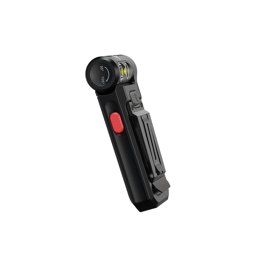 Fenix SW05RREDBLC - LED Stmievateľná nabíjacia baterka LED/USB IPX6 150 lm 49 h čierna