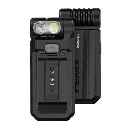 Fenix SW05RUVBLC - LED Stmievateľná nabíjacia baterka LED/USB IPX6 150 lm 49 h čierna