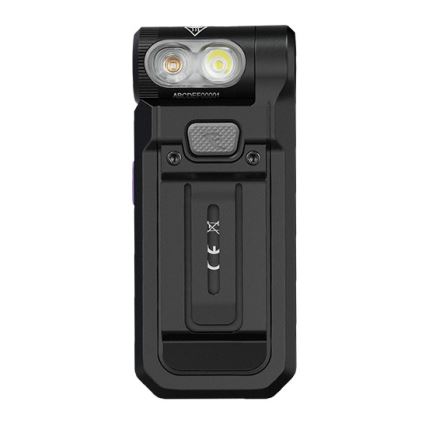 Fenix SW05RUVBLC - LED Stmievateľná nabíjacia baterka LED/USB IPX6 150 lm 49 h čierna