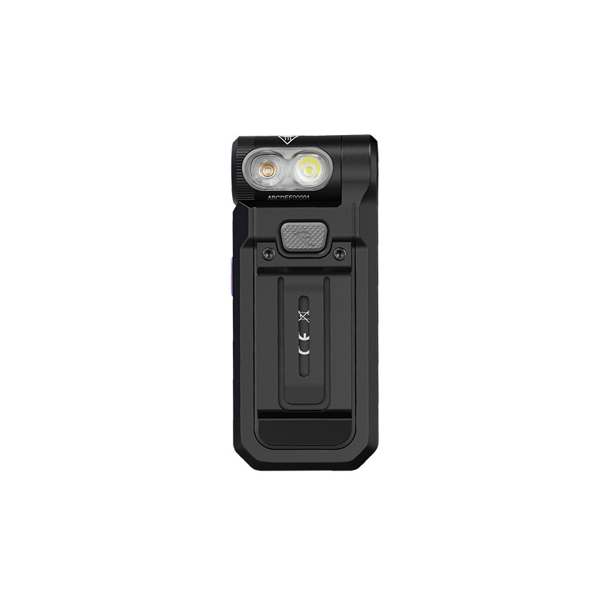 Fenix SW05RUVBLC - LED Stmievateľná nabíjacia baterka LED/USB IPX6 150 lm 49 h čierna