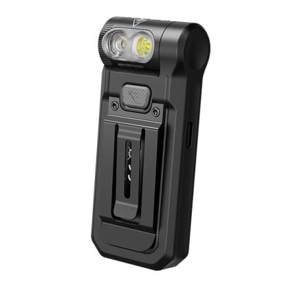 Fenix SW05RUVBLC - LED Stmievateľná nabíjacia baterka LED/USB IPX6 150 lm 49 h čierna