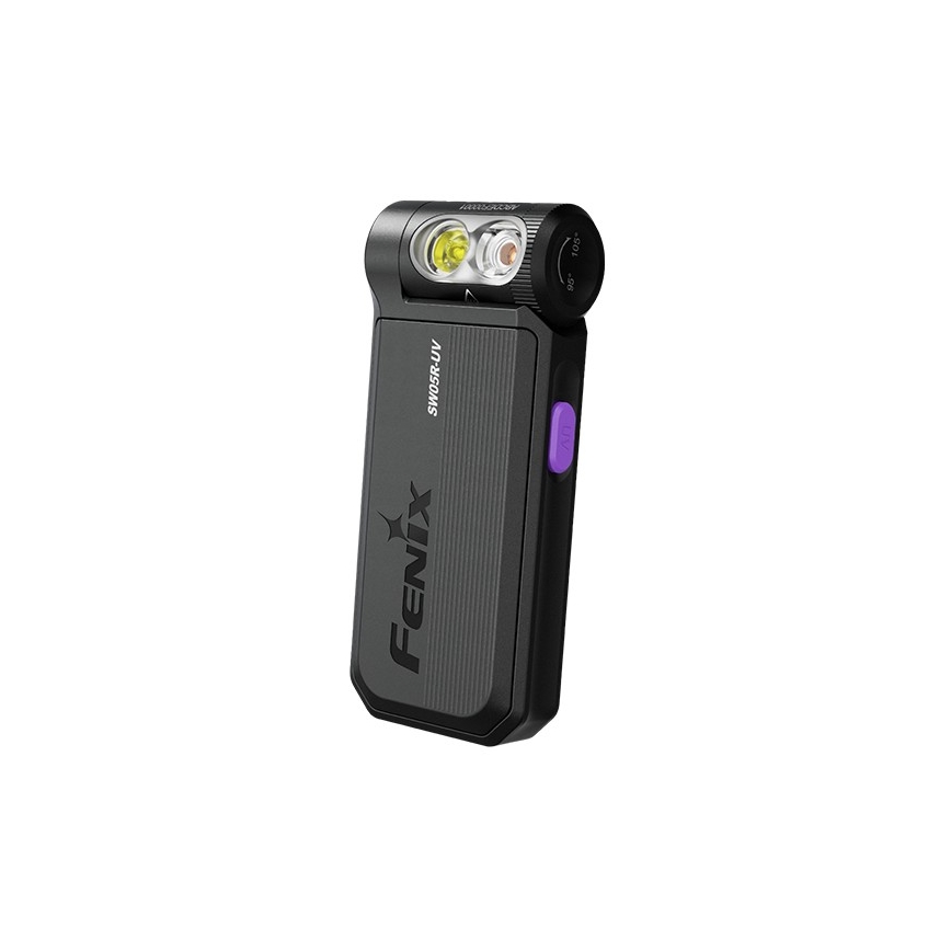 Fenix SW05RUVBLC - LED Stmievateľná nabíjacia baterka LED/USB IPX6 150 lm 49 h čierna