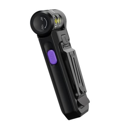 Fenix SW05RUVBLC - LED Stmievateľná nabíjacia baterka LED/USB IPX6 150 lm 49 h čierna